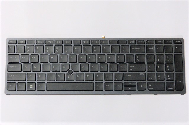 TECLADO HP ZBOOK 15 G3 17 G3 15 G4 17 G4 NEGRO MARCO GRIS INGLES