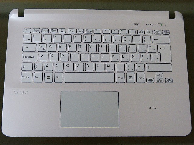 TECLADO SONY VAIO SVF142 SVF143 SVF14E BLANCO ESPAÑOL RETROILUMINADO