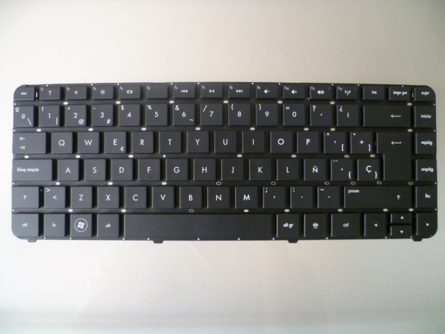 Teclado Hp Dv4 3000 Dv4 4000 EspaÑol Enter Horizontal S Marco