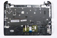 574 TECLADO TOSHIBA SATELLITE NB10 NB15 NEGRO INGLES CON PALMREST Y TOUCHPAD NEGRO SEMINUEVO H0000640 b