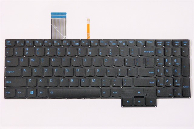 Teclado Lenovo Ideapad Gaming Negro Impresion Azul Ingles