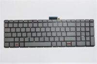 690 TECLADO HP OMEN 15-AX 17-W GRIS PLOMO IMPRESION ROJA ESPAÑOL RETROILUMINADO 862973-071